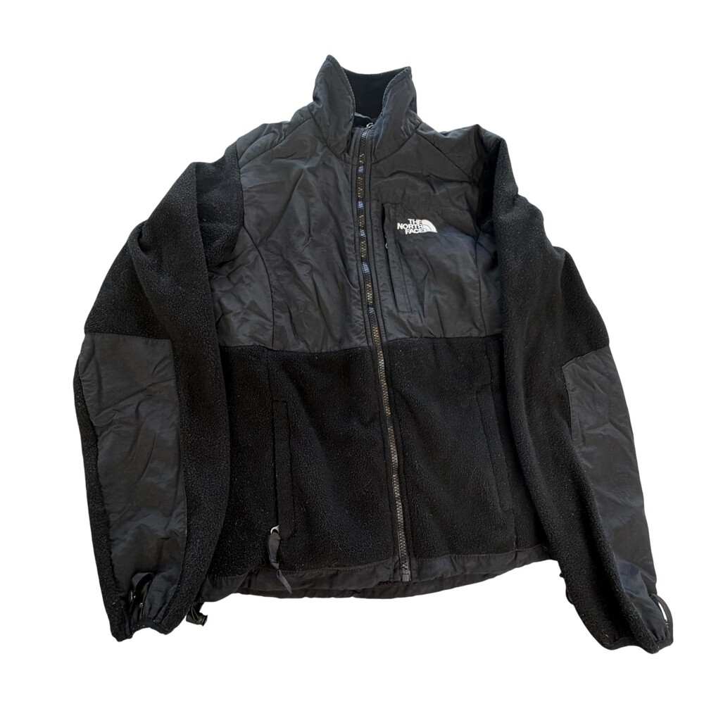 The North Face Polartec Fleece Jacket Womens Large Black Full Zip Outdoor